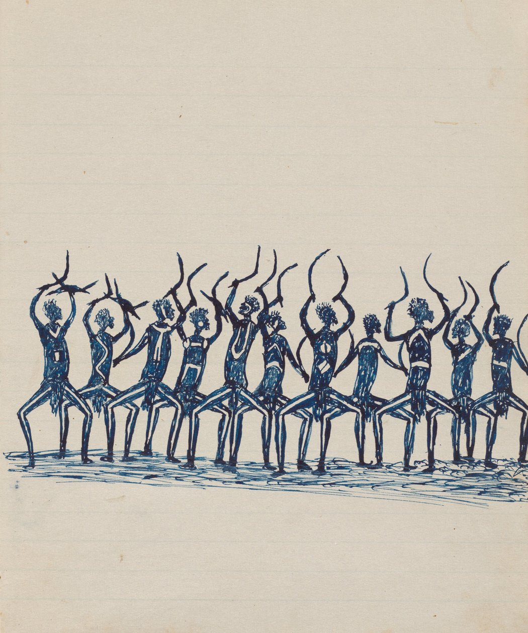 Kwat Kwat -ihmiset - (Corroboree) Luonnoskirja lähinnä aboriginaalien ja valkoisten toiminnasta tekijältä Tommy McRae