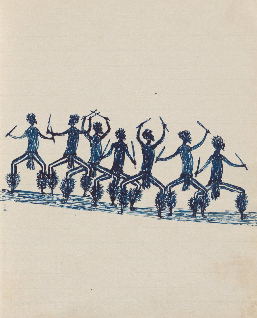 Kwat Kwat -ihmiset - (Corroboree) Luonnoskirja lähinnä aboriginaalien ja valkoisten toiminnasta tekijältä Tommy McRae