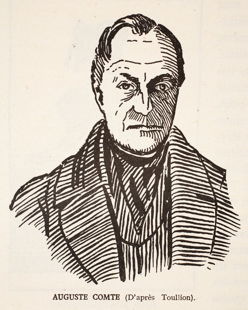 Auguste Comte tekijältä Tony Toullion