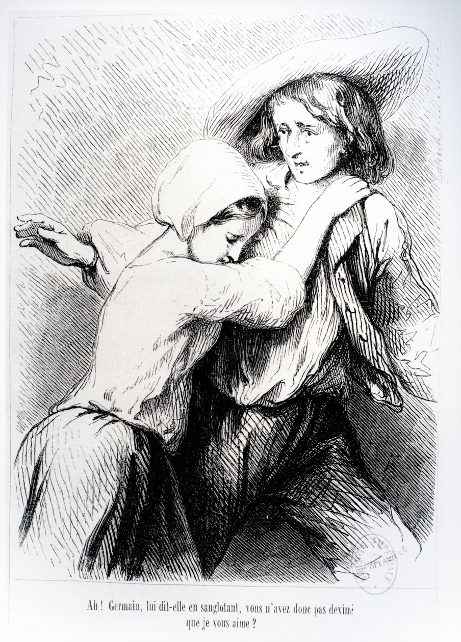 Marie ja Germain George Sandin elokuvasta "The Devil