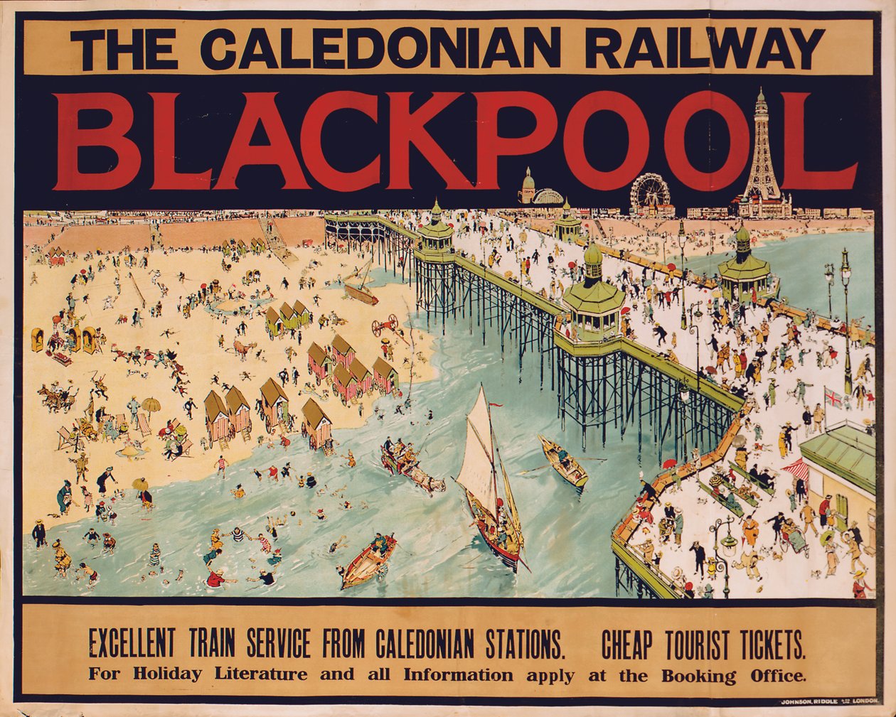 Blackpool (väri litho) tekijältä Tony Sarg