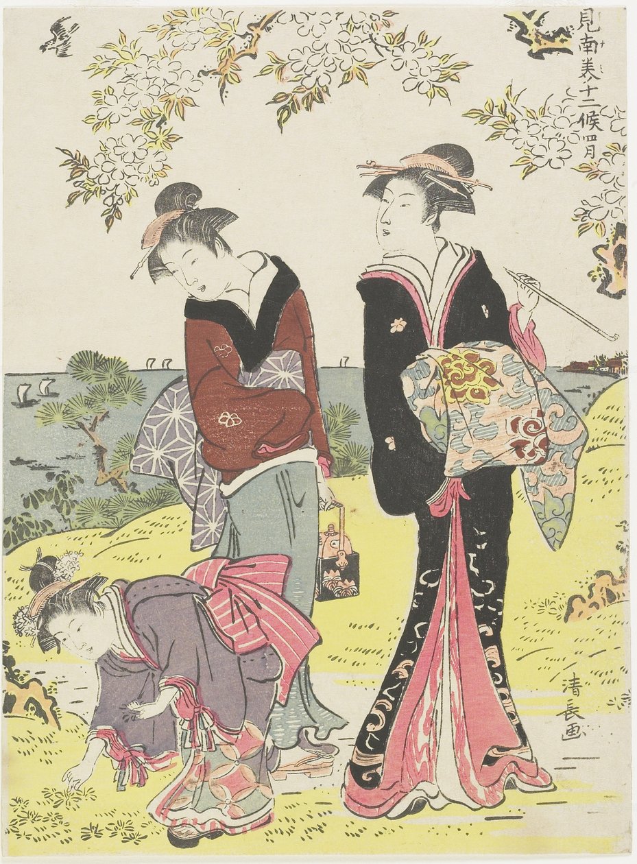 huhtikuuta 1783 tekijältä Torii Kiyonaga