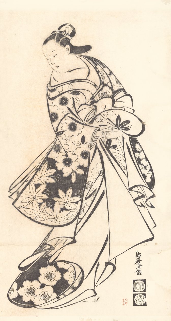 Kohteliaisuus, n. 1712, n. 1712. tekijältä Torii Kiyomasu I