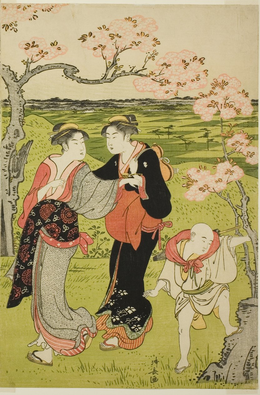 Kirsikankukan katselu Asuka Hillillä tekijältä Torii Kiyonaga