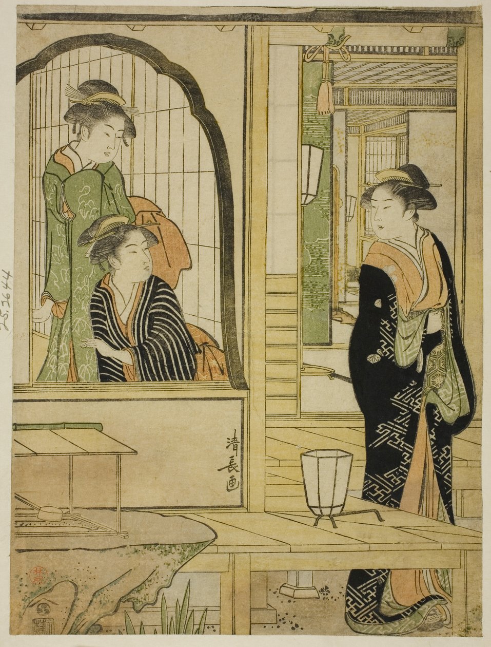 Parodia P Rinshitsu Tokoro Ruri Idea d Ushiwakamaru tekijältä Torii Kiyonaga