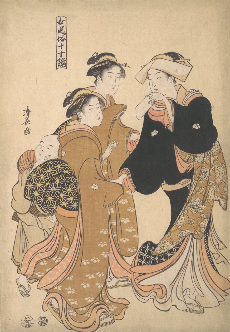 Tulosta, n. 1788. tekijältä Torii Kiyonaga