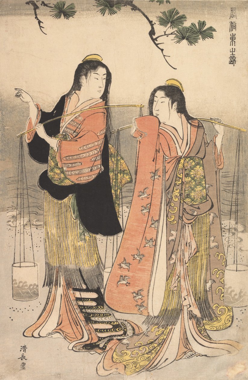 B Rine Maeda, Suma Shiogumi, Suma, 1783. tekijältä Torii Kiyonaga