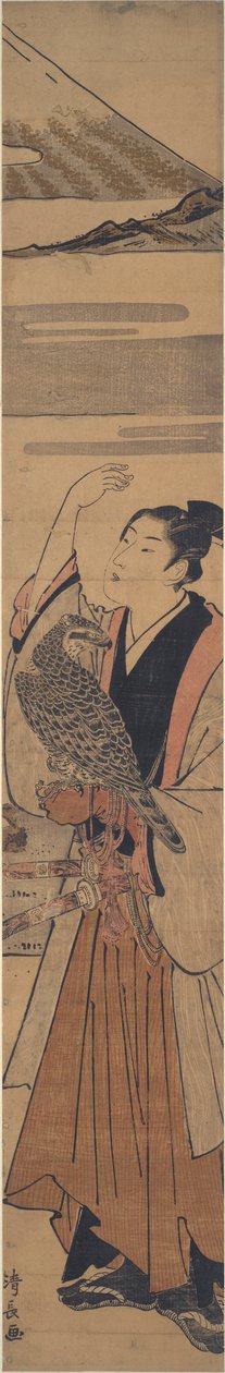 Nuori Falconer tekijältä Torii Kiyonaga