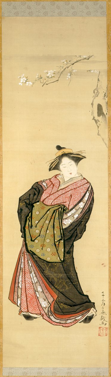 Kurtisaani ja kirsikkahaara tekijältä Toriyama Sekien