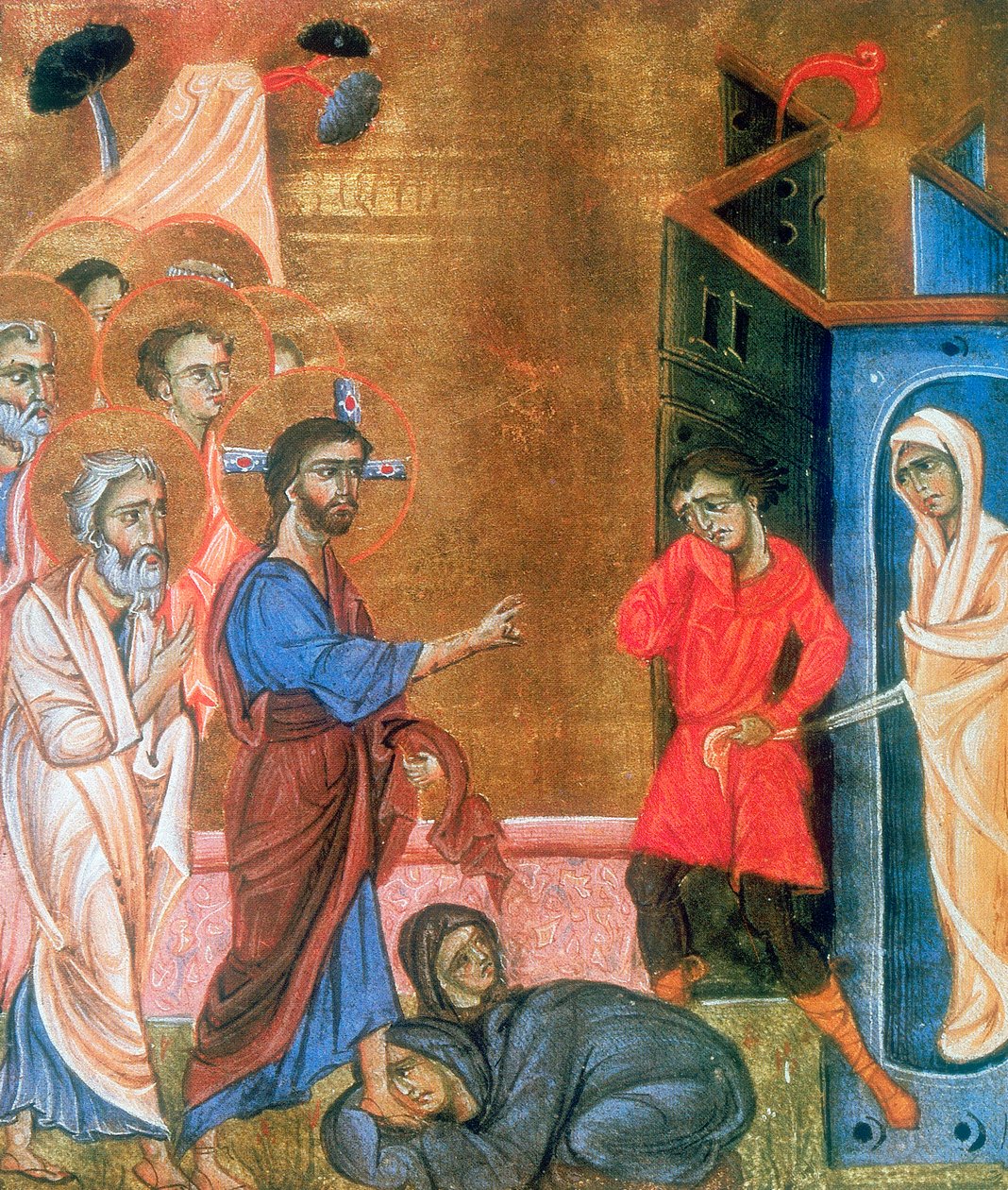 Lasaruksen herättäminen, c1268 tekijältä T