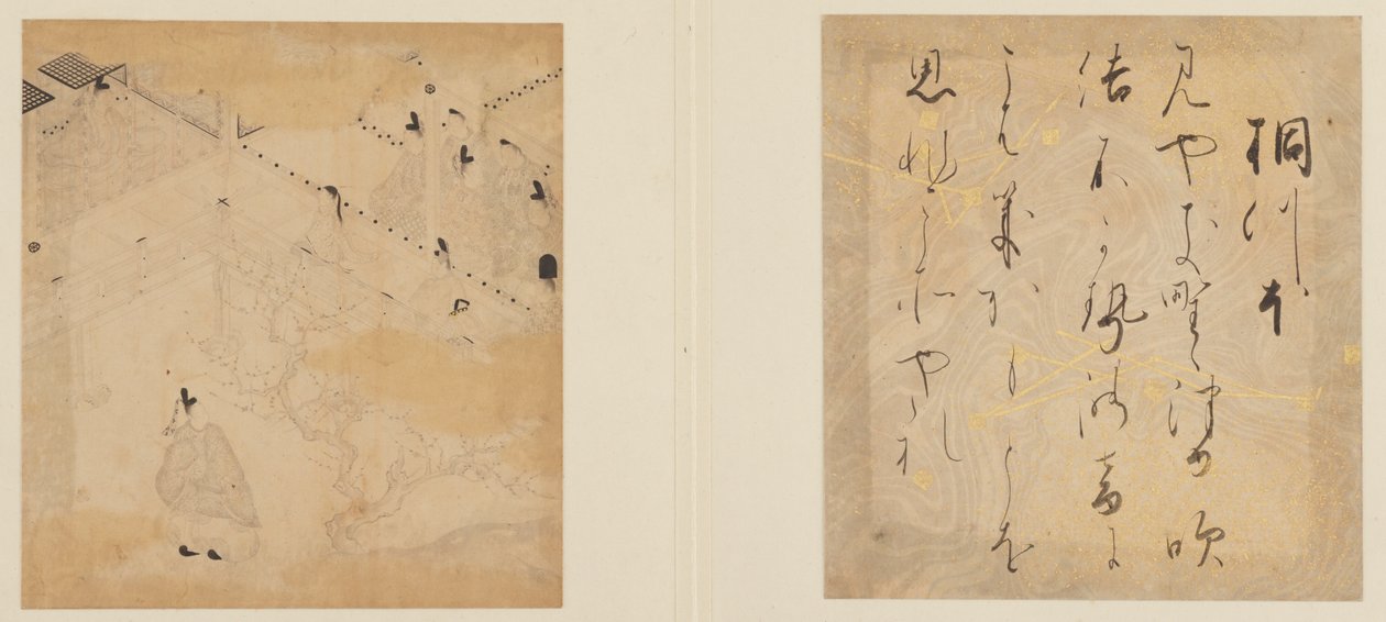 Tarina Genjistä, Edo-kausi, 1600-luvun alku. tekijältä Tosa Mitsunori