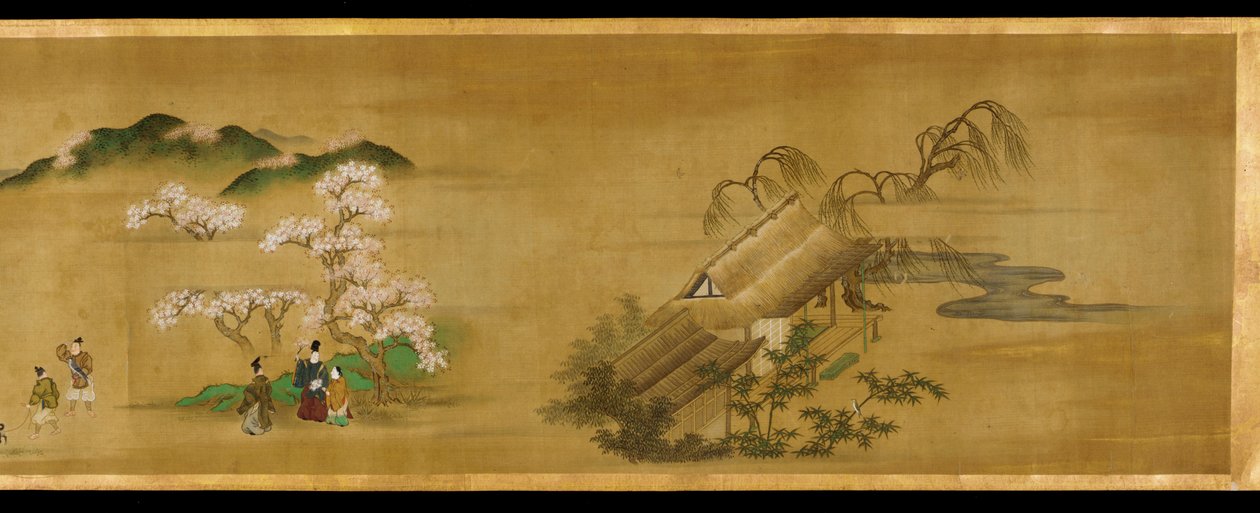 Neljän vuodenajan maisemat, Edo-kausi, 1600-luku. tekijältä Tosa Mitsuoki