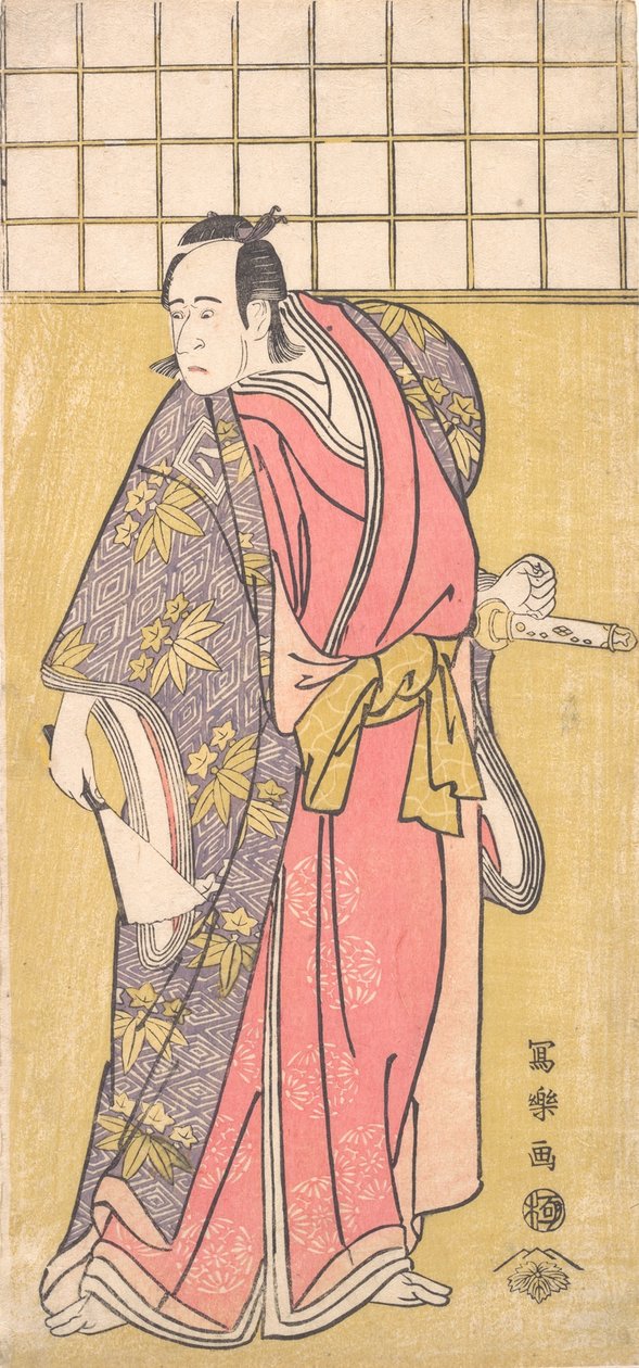Näyttelijä Ichikawa Yaozo III, n. 1794. tekijältä Toshusai Sharaku