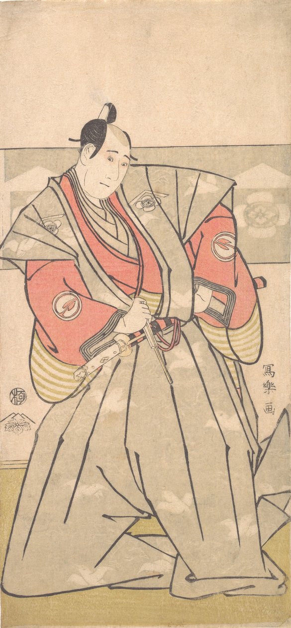 Näyttelijä Sawamura Sojuro III, 1794-99 tekijältä Toshusai Sharaku