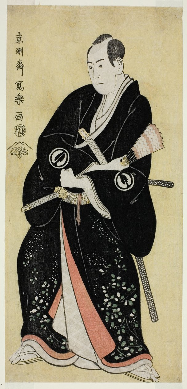 Tea ac r Sawamura Sojuro Hyvä Kuten Nagoya Sanza Motoharu tekijältä Toshusai Sharaku