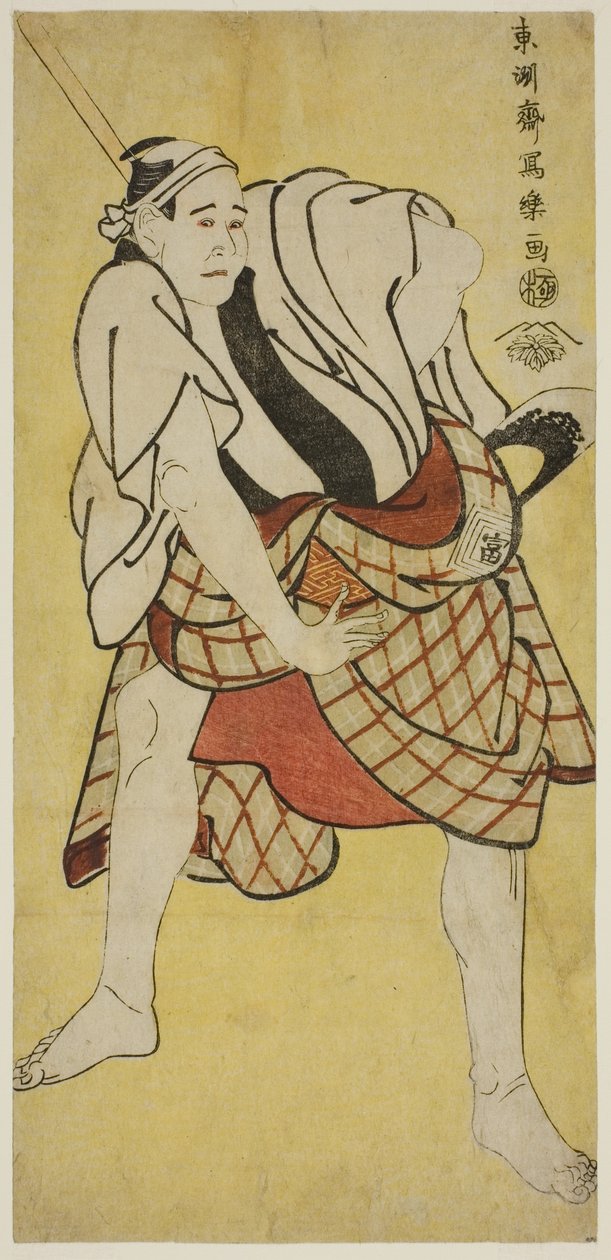 Ichikawa Tomimon hahmona Inokumamon Bay tekijältä Toshusai Sharaku