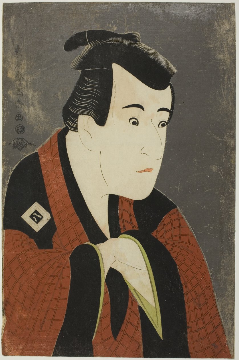 Näyttelijä Ichikawa Yaozo III Tanabe Bunzona. tekijältä Toshusai Sharaku