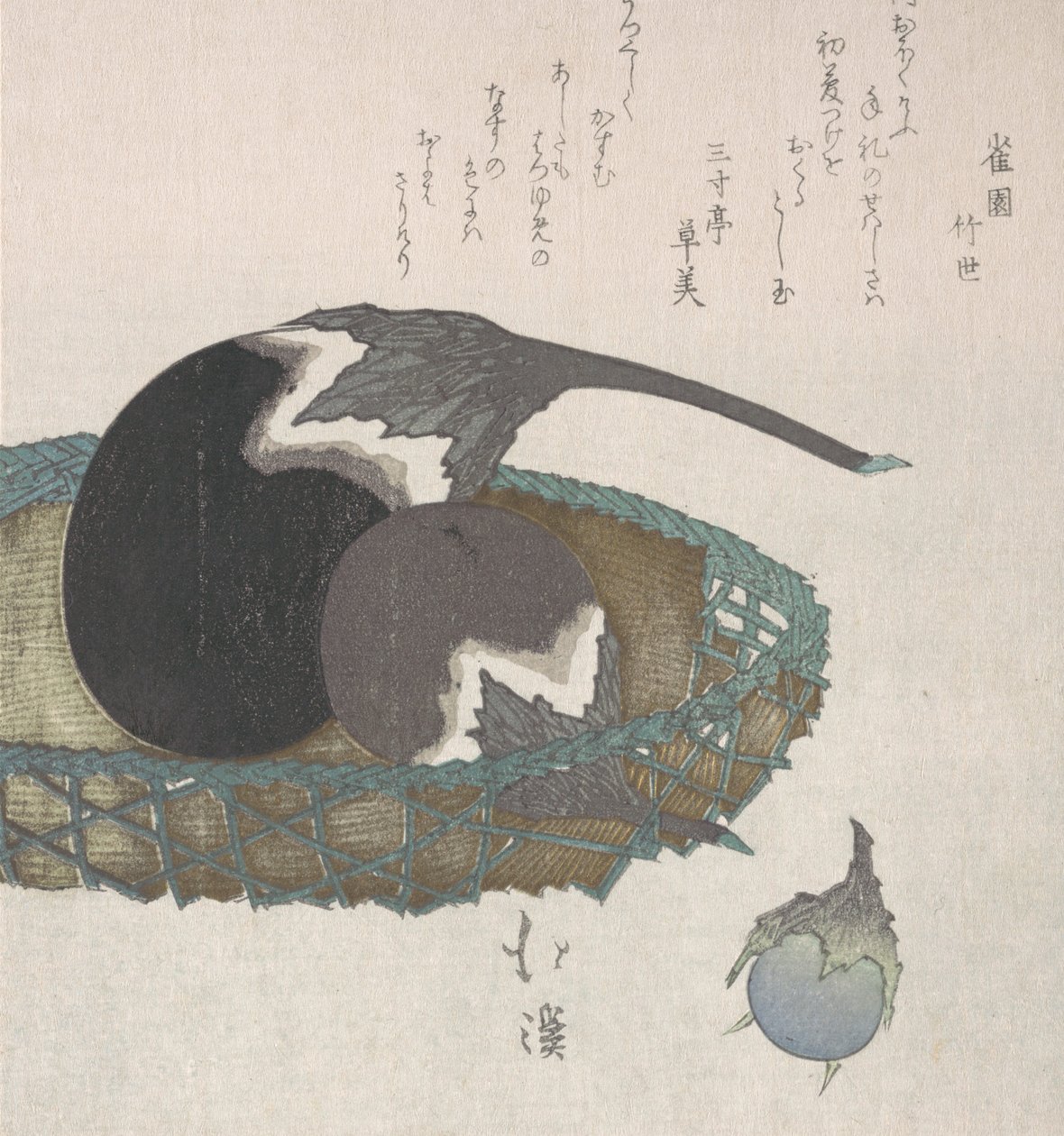 Munakoisot korissa, 1800-luku. tekijältä Totoya Hokkei
