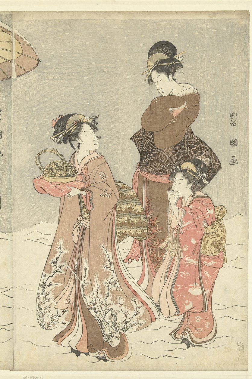 Lumipallo tekijältä Toyokuni (II) , Utagawa