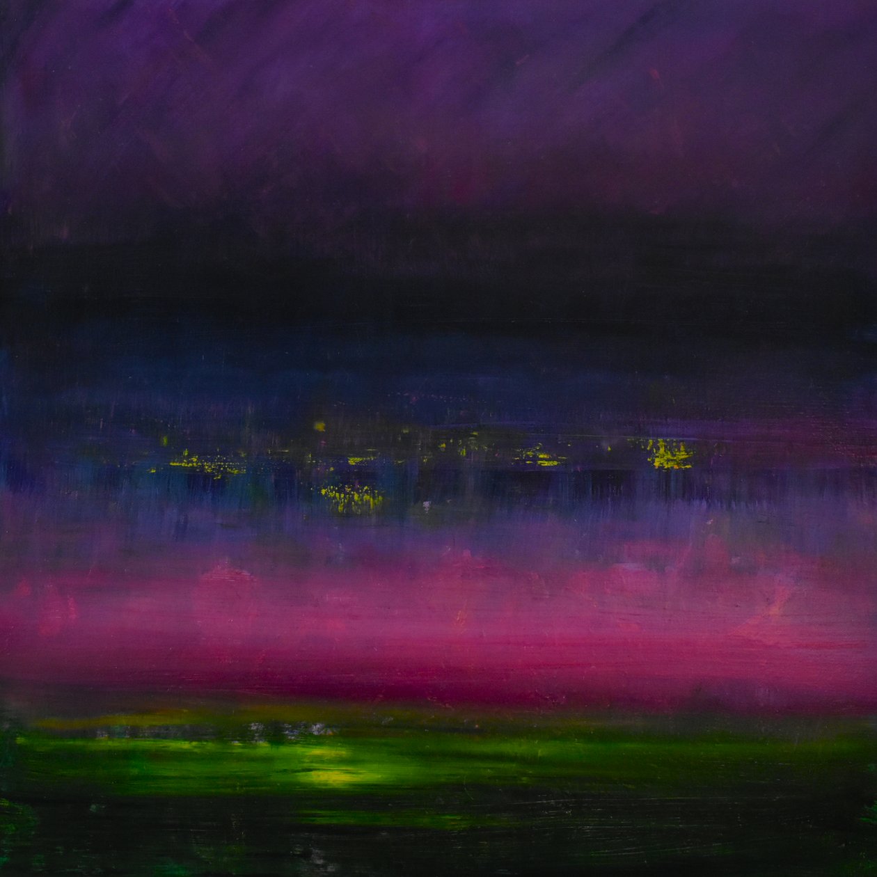 Eventide 4, 2017 (öljyä kankaalle) tekijältä Tracy Lambros