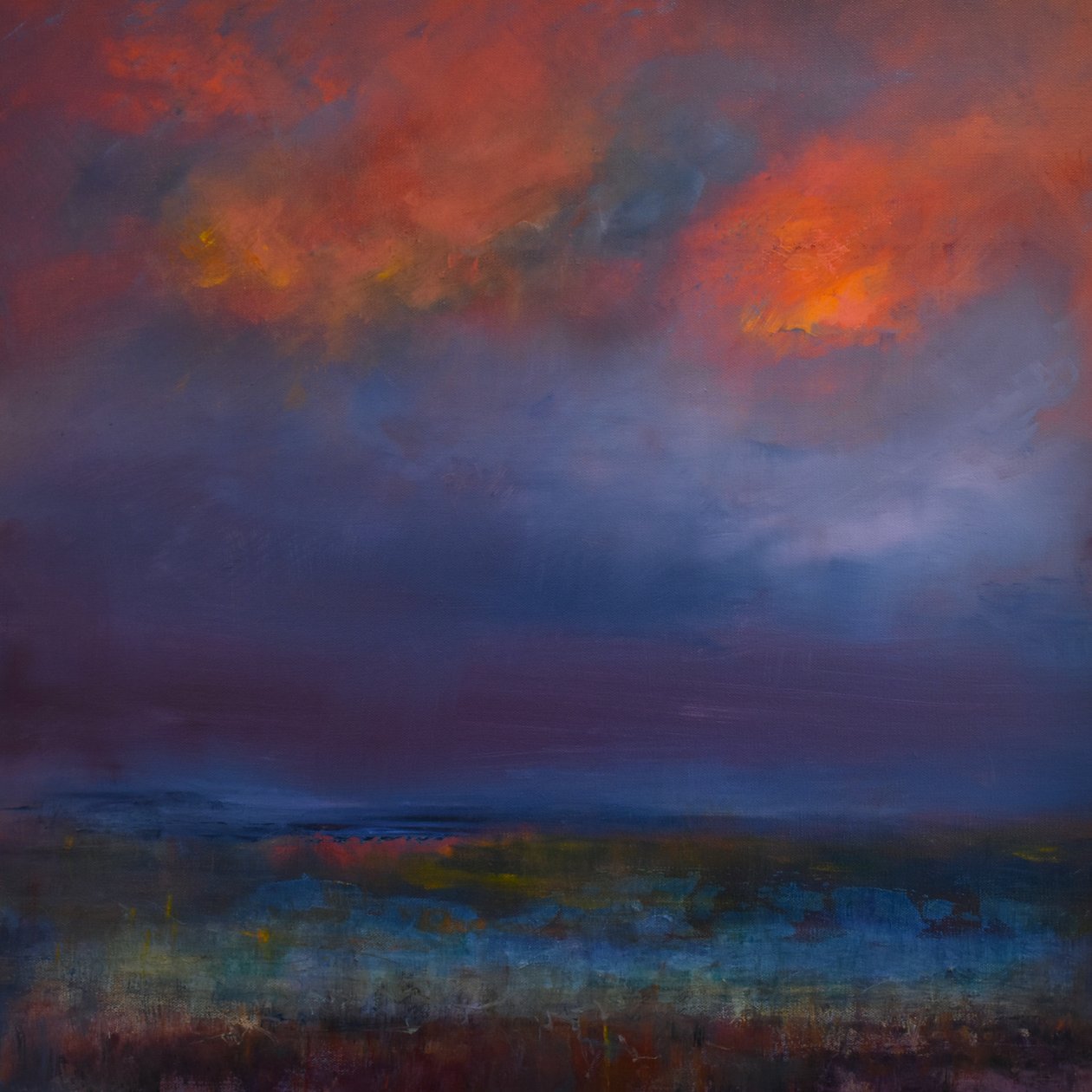 Resplendence, 2019 (öljy kankaalle) tekijältä Tracy Lambros