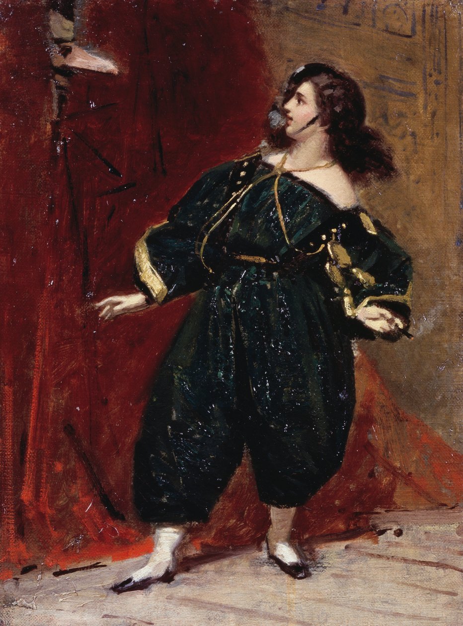Bersaglieren naamio, Tranquillo Cremona (1837-1878) tekijältä Tranquillo Cremona