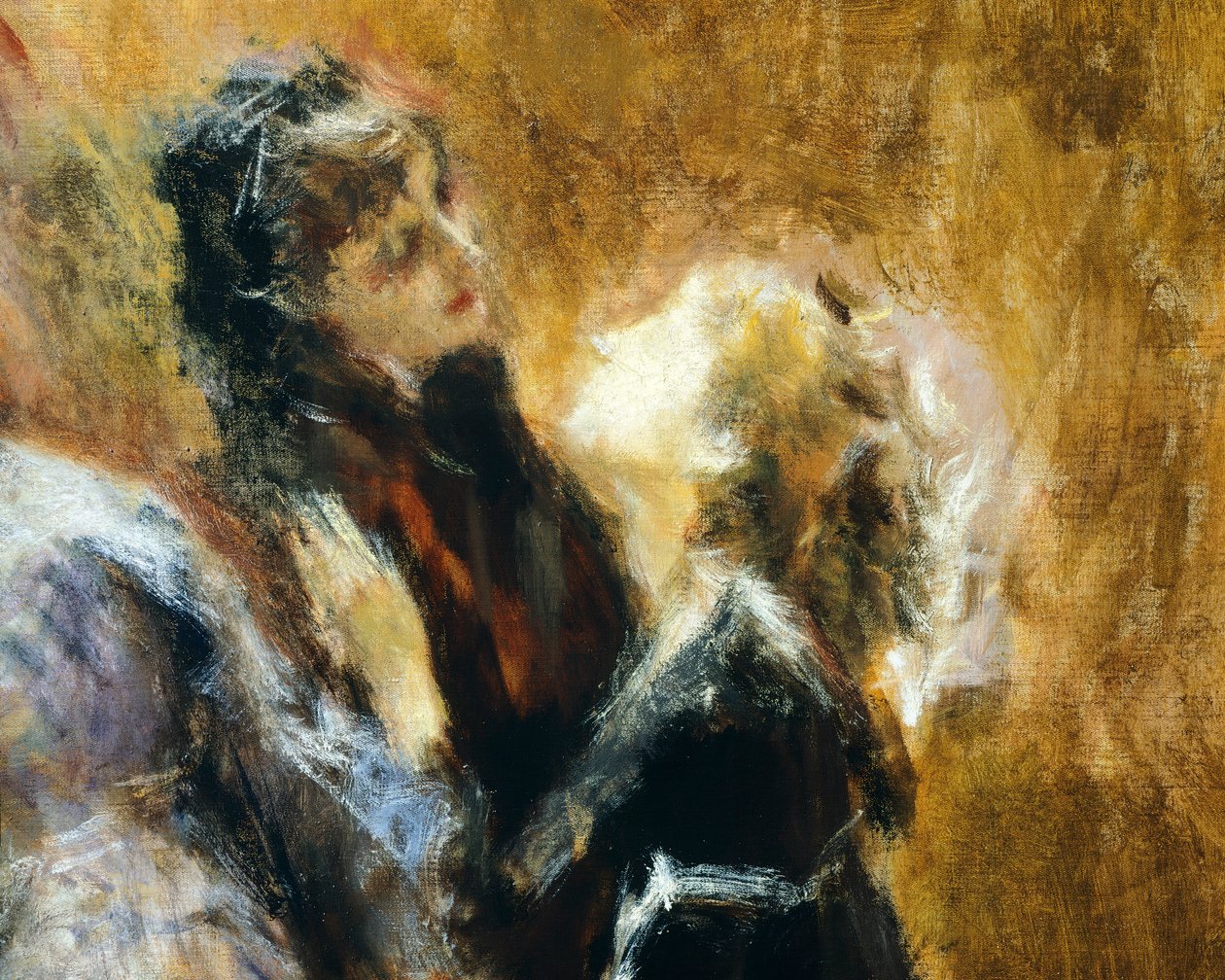 Tranquillo Cremonan (1837-1878) vieraileva yliopisto, öljy kankaalle tekijältä Tranquillo Cremona