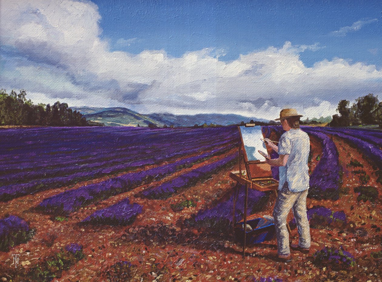 Taidemaalari, Vaucluse, Provence, 1998 tekijältä Trevor Neal