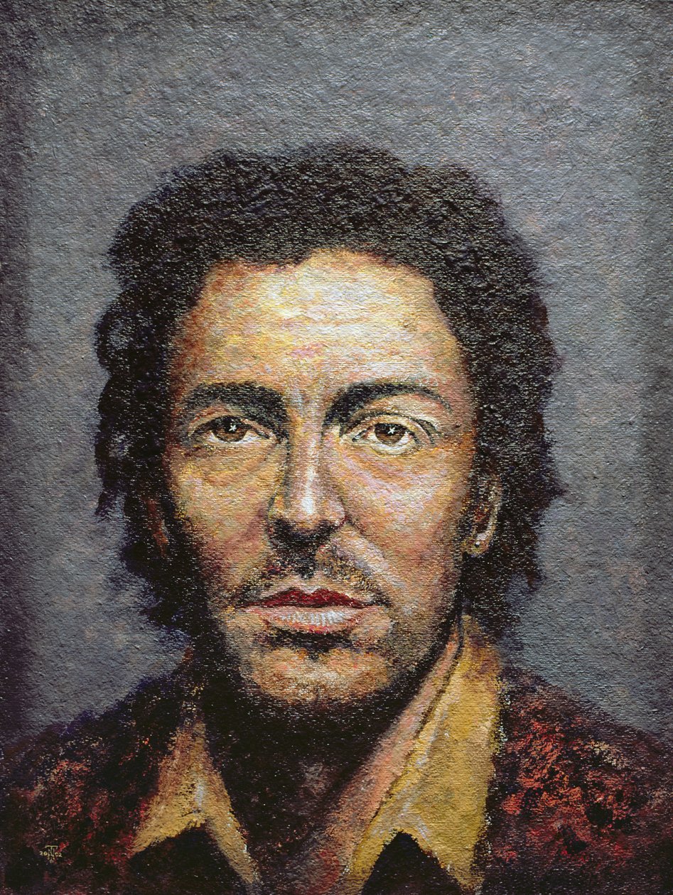 Springsteen (s.1949) (akryyli olkilevylle) tekijältä Trevor Neal