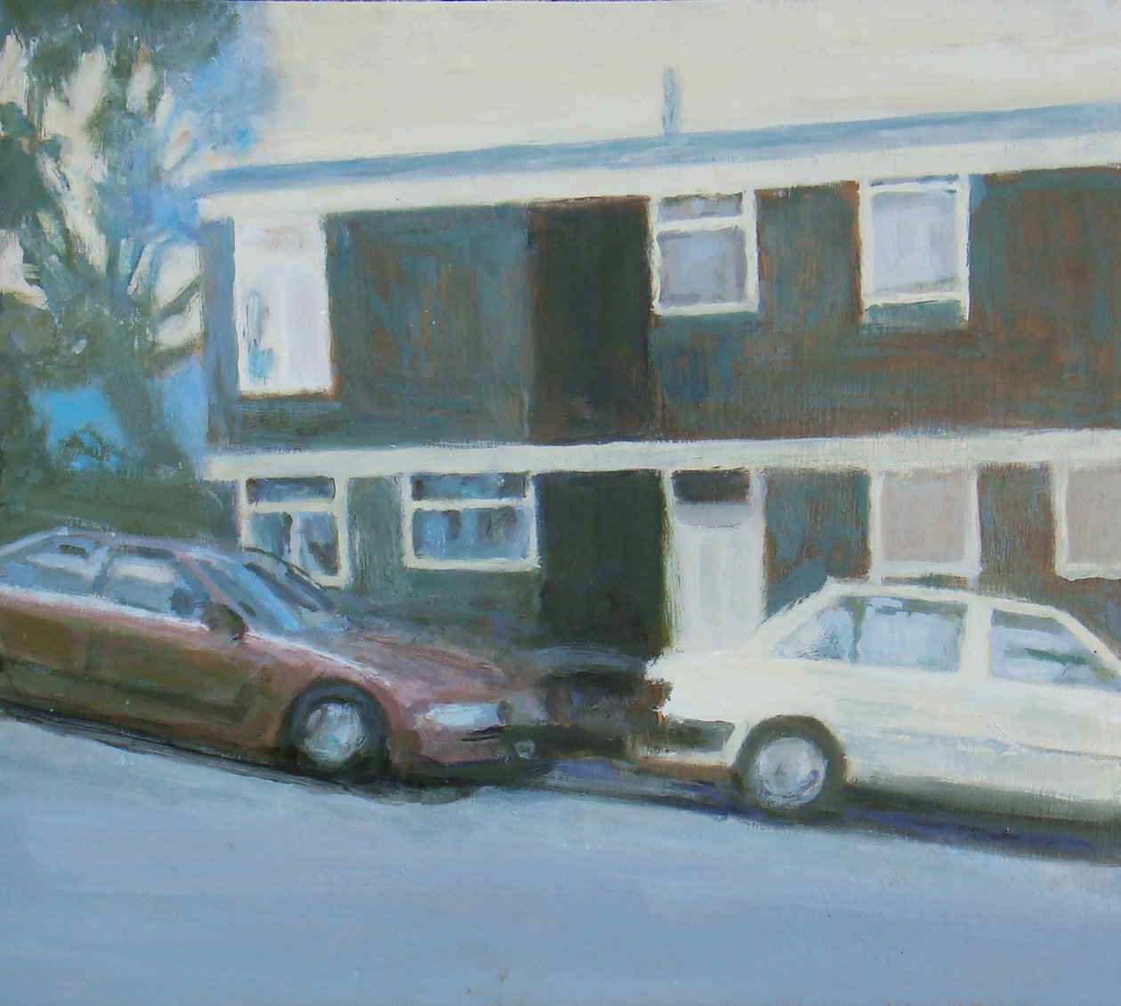 Paikka elää 13, 2011 (öljy vanerille) tekijältä Trevor Burgess