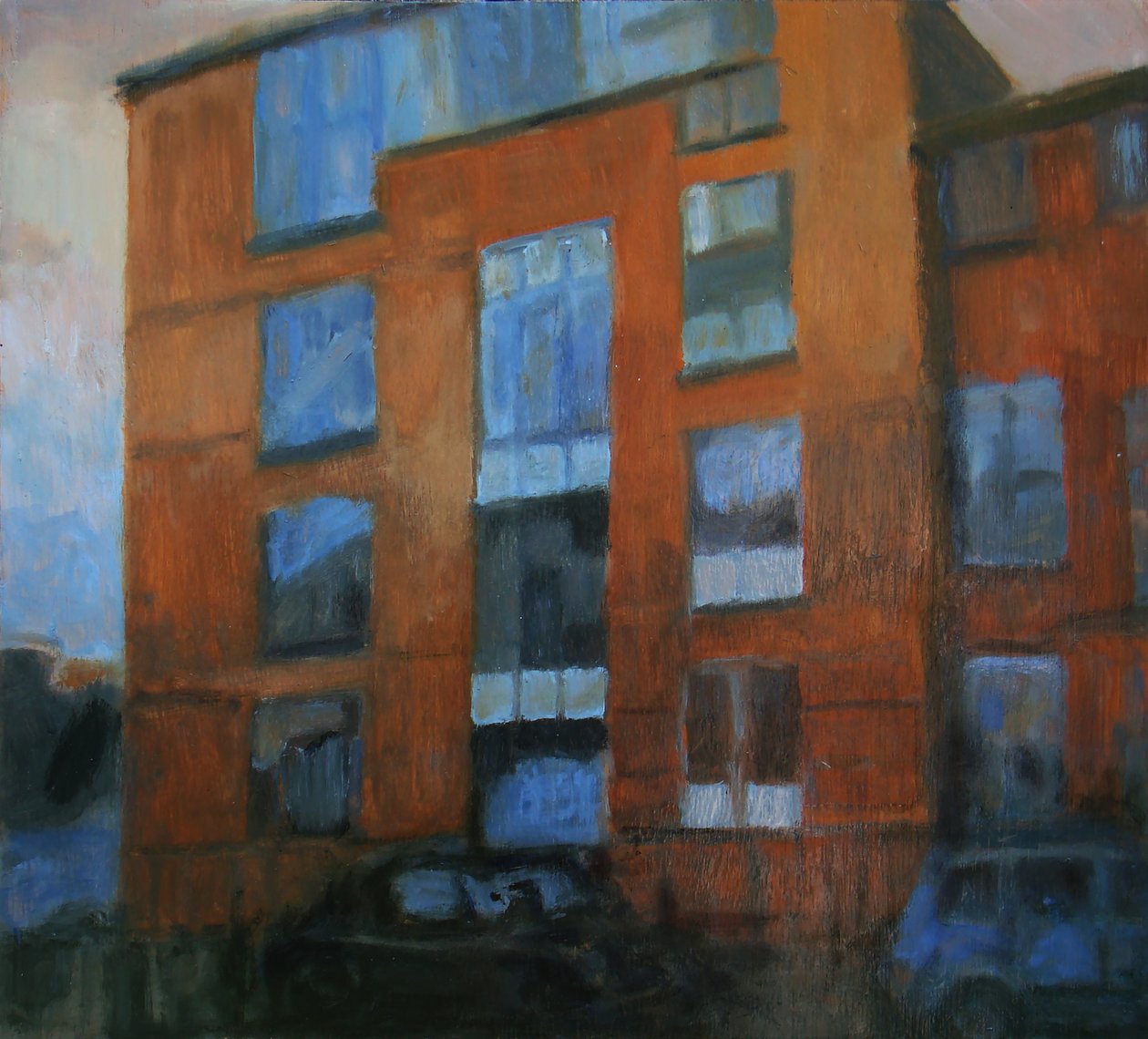 Paikka elää 21, 2011 (öljy vanerille) tekijältä Trevor Burgess