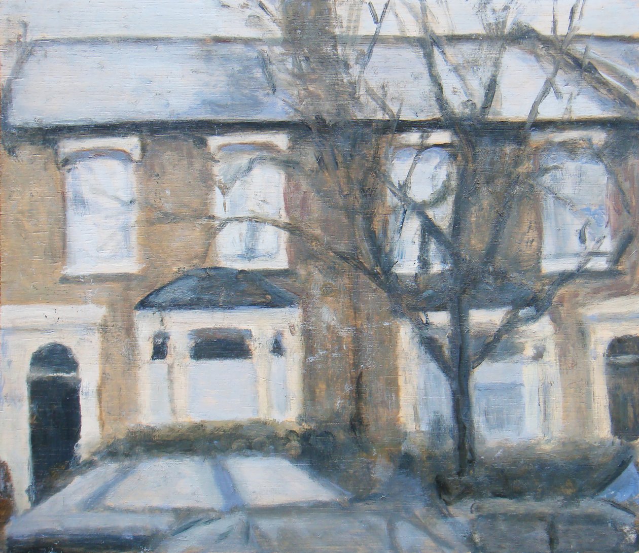 Paikka elää 22, 2012 (öljy vanerille) tekijältä Trevor Burgess