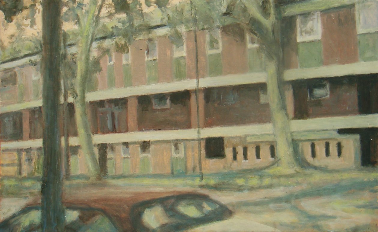 Paikka elää 24, 2012 (öljy vanerille) tekijältä Trevor Burgess