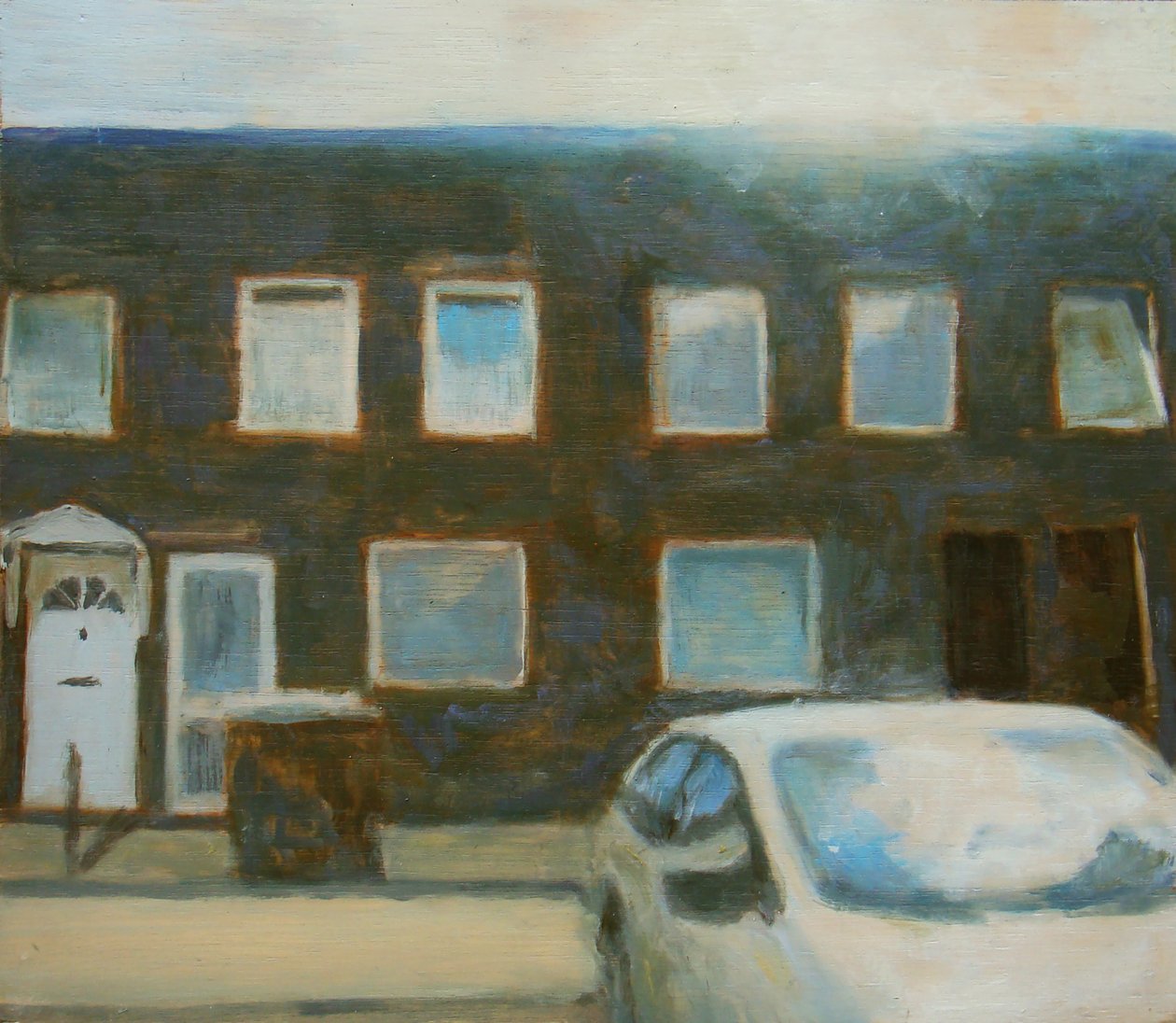 Paikka elää 25, 2012 (öljy vanerille) tekijältä Trevor Burgess
