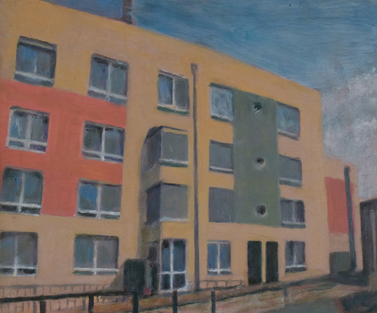 Paikka elää 30, 2012 (öljy vanerille) tekijältä Trevor Burgess