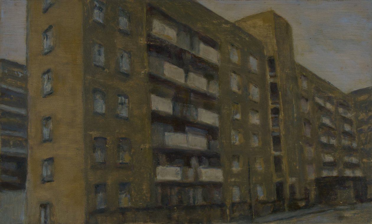 Paikka elää 34, 2012 (öljy vanerille) tekijältä Trevor Burgess