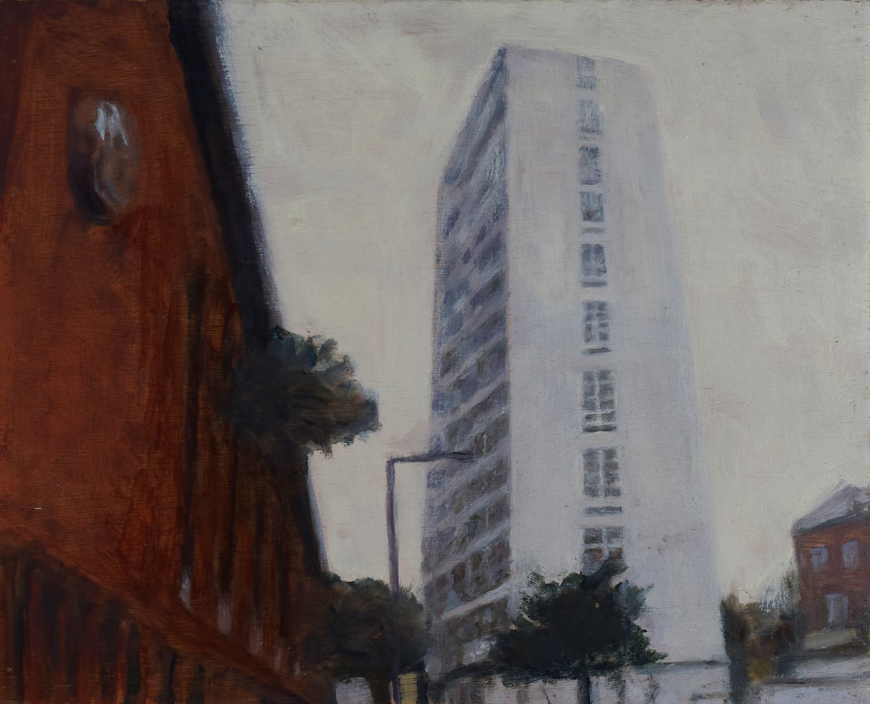 Paikka asua 39, 2012 (öljy vanerille) tekijältä Trevor Burgess