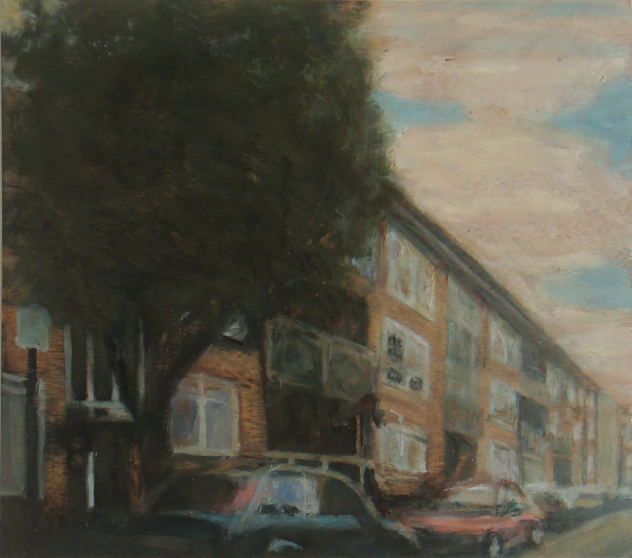 Paikka elää 4, 2010 (öljy vanerille) tekijältä Trevor Burgess