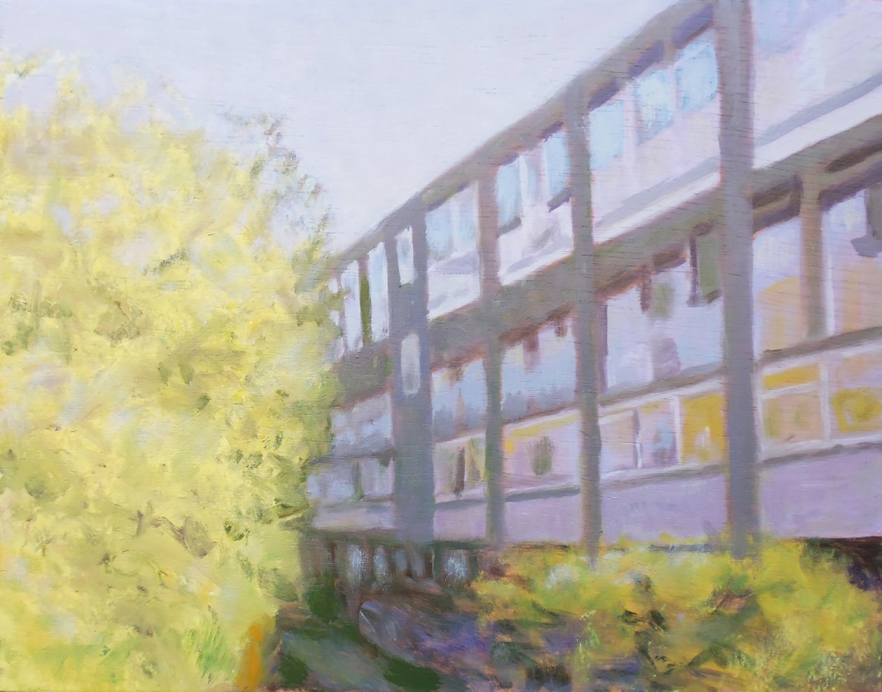 Paikka elää 53, 2013 (öljy vanerille) tekijältä Trevor Burgess