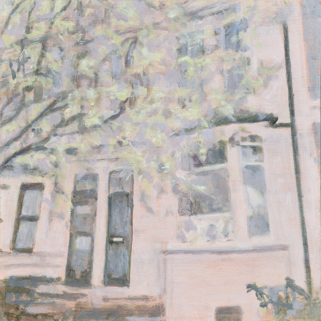 Paikka elää 57, 2013 (öljy vanerille) tekijältä Trevor Burgess