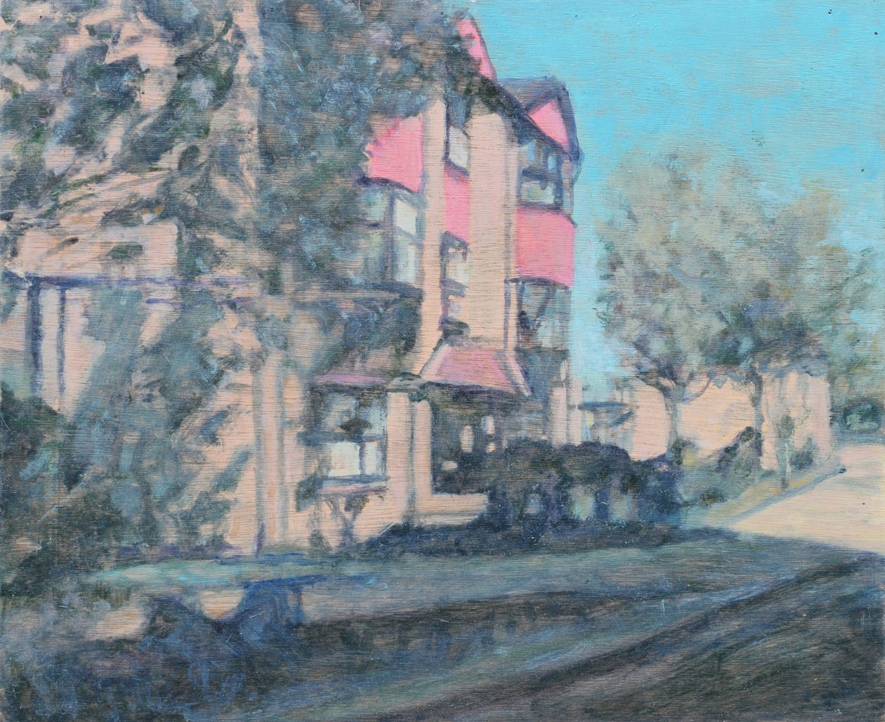 Paikka elää 59, 2013 (öljy vanerille) tekijältä Trevor Burgess
