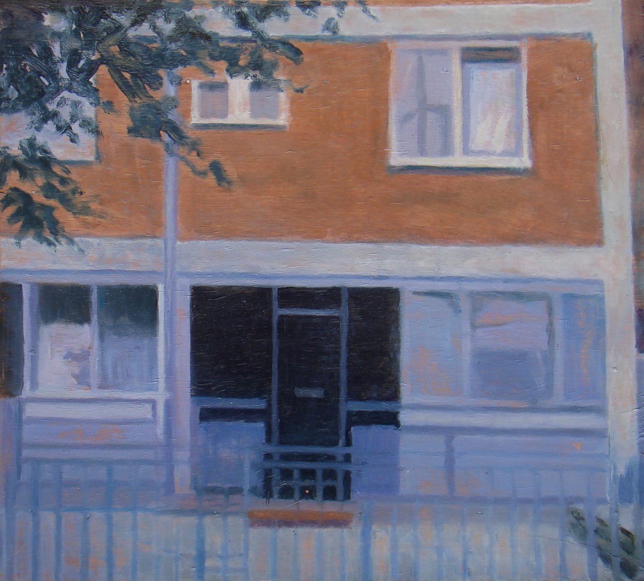 Paikka asua 5, 2010 (öljy vanerille) tekijältä Trevor Burgess