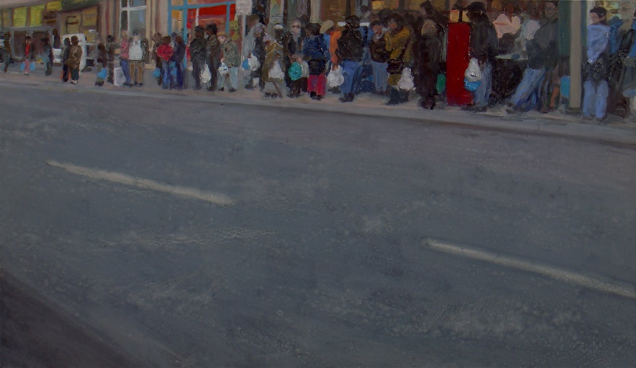 Päivän loppu, 2010 (öljy kankaalle) tekijältä Trevor Burgess