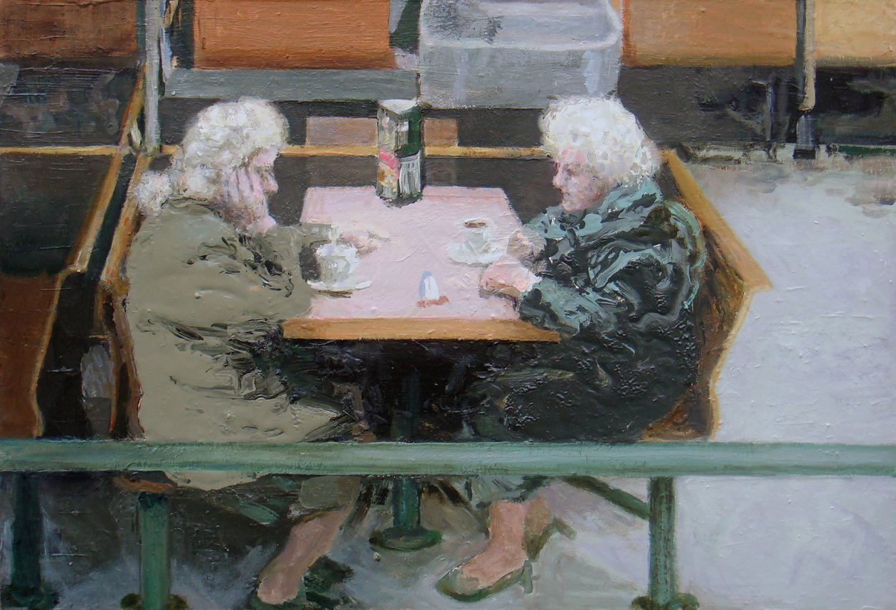 Kupposen äärellä, 2010 (öljy laudalle) tekijältä Trevor Burgess