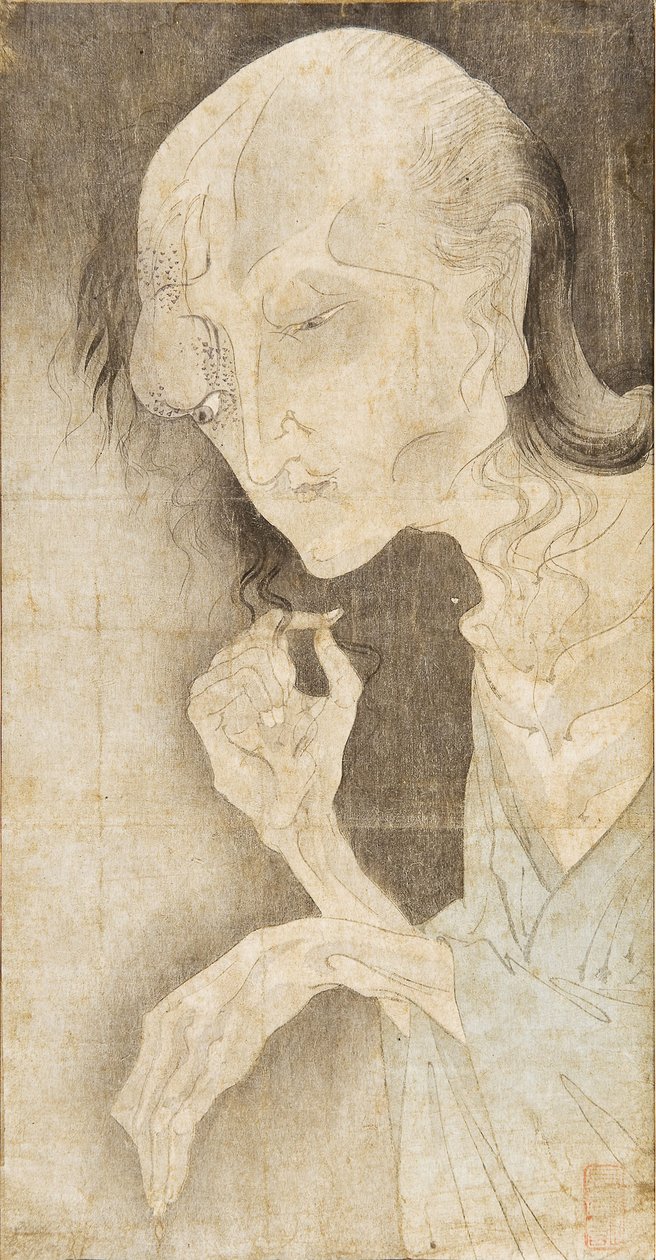 Oiwan haamu, 1800-luvun toinen puoli. tekijältä Tsukioka Yoshitoshi