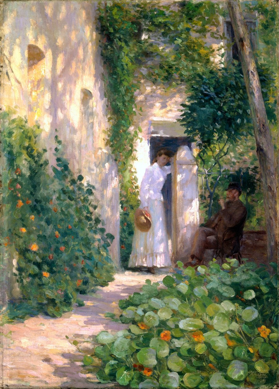 Nasturtiums, c. 1903 tekijältä Tudor St George Tucker