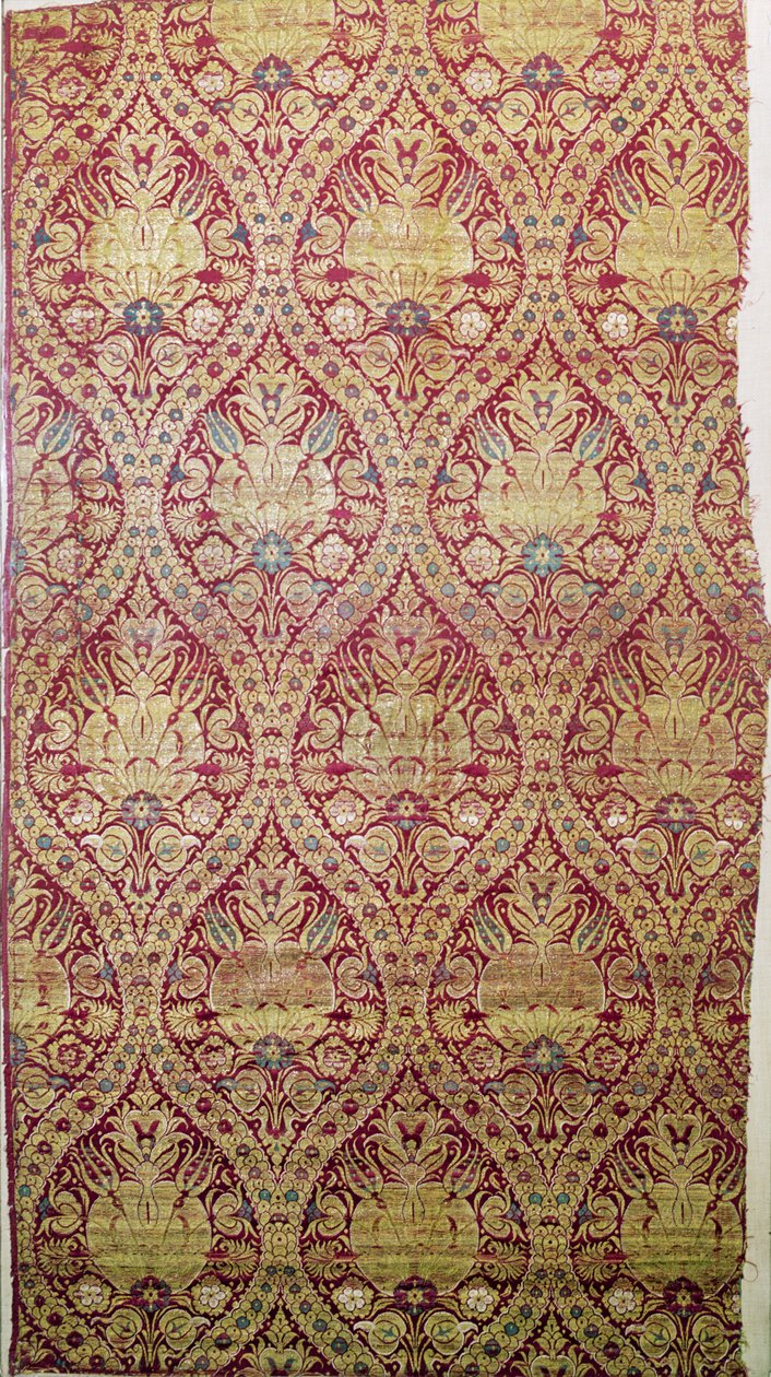 Tekstiilisuunnittelu, 1500-1600-luku (silkki) tekijältä Turkish School