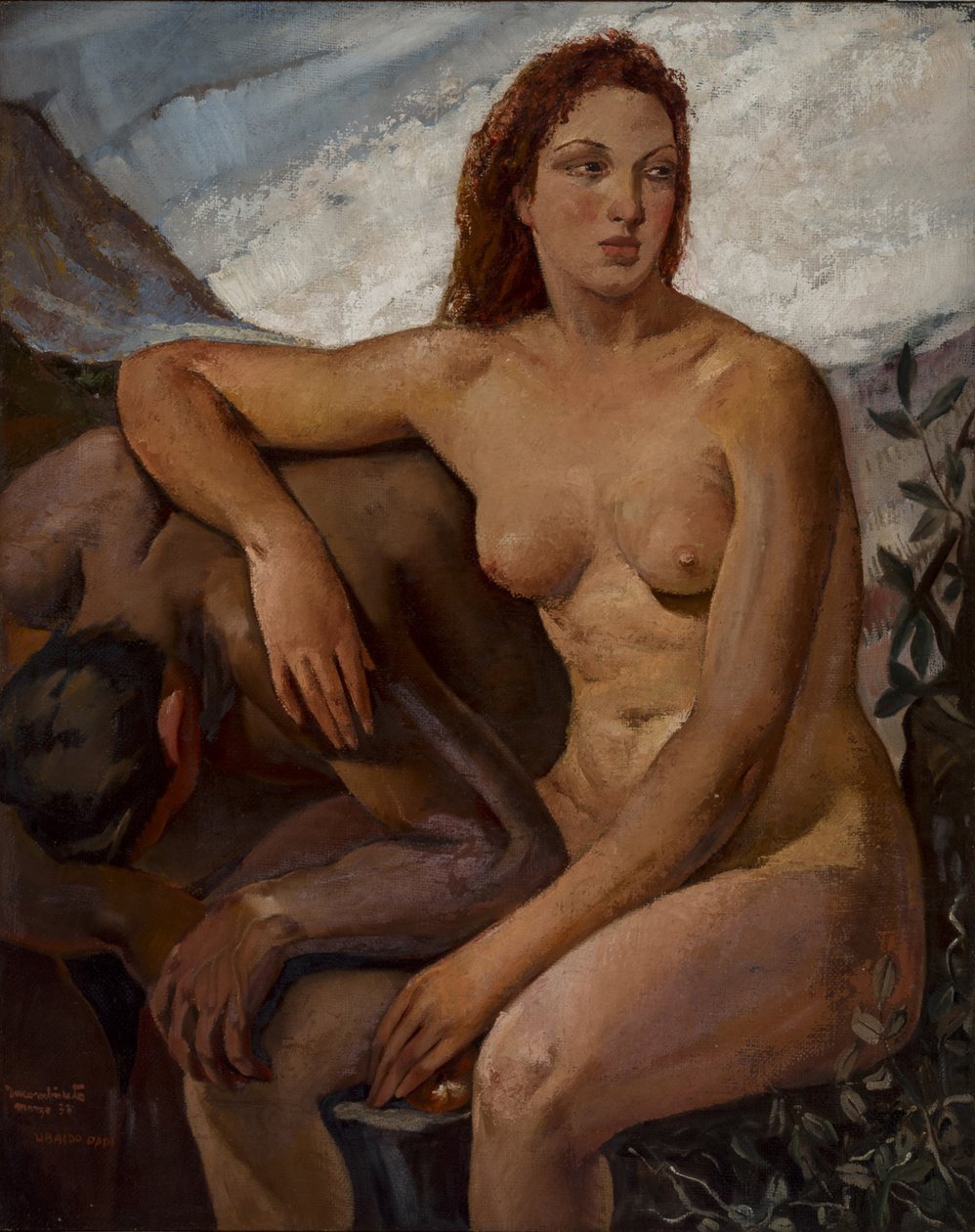 Adam ja Eeva, 1930. tekijältä Ubaldo Oppi