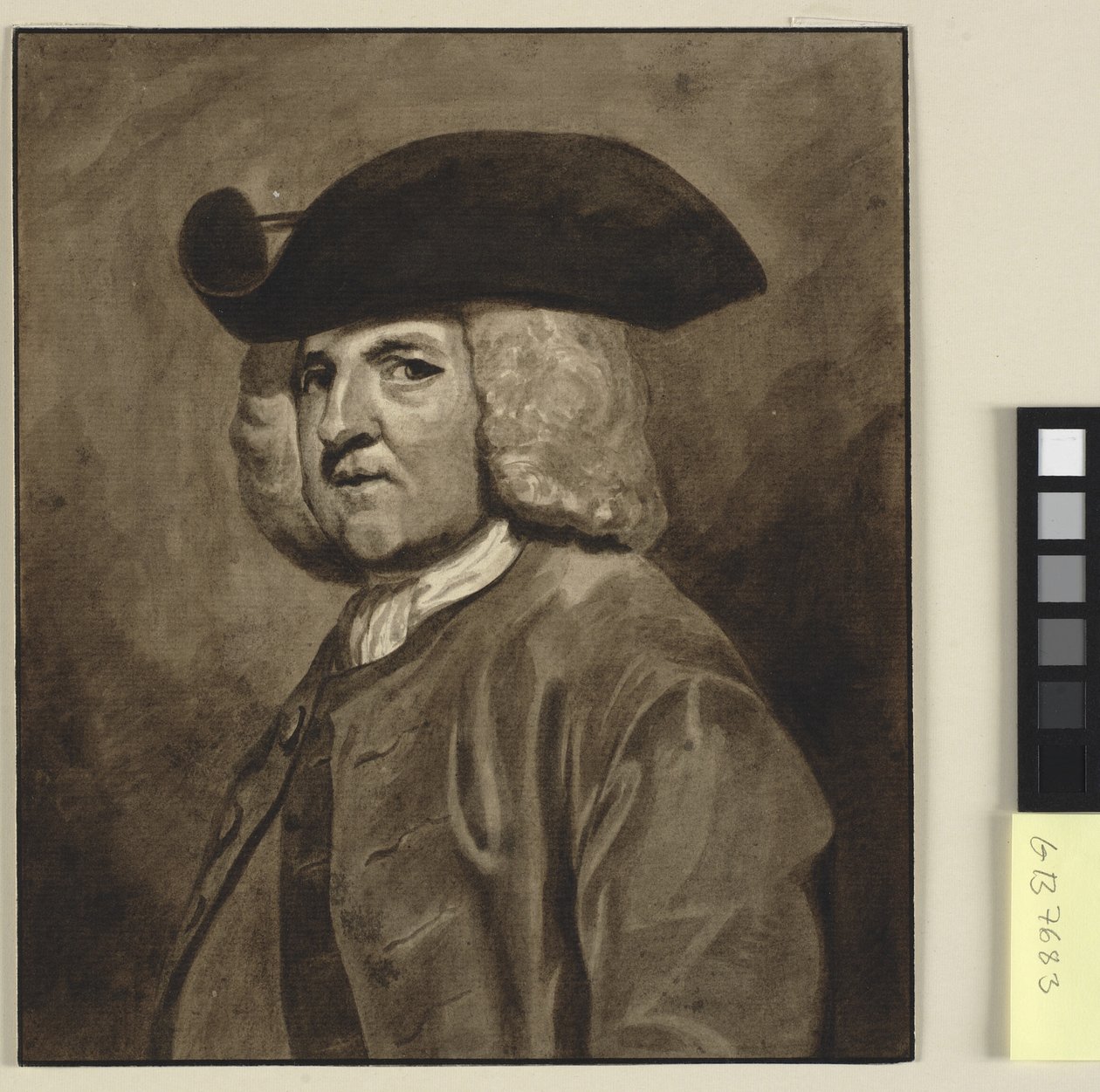 Muotokuva tohtori Richard Robinsonista (1709-94), "Irlannin kädellisestä" tekijältä Ubekendt engelsk 1. halvdel af 1800 tallet