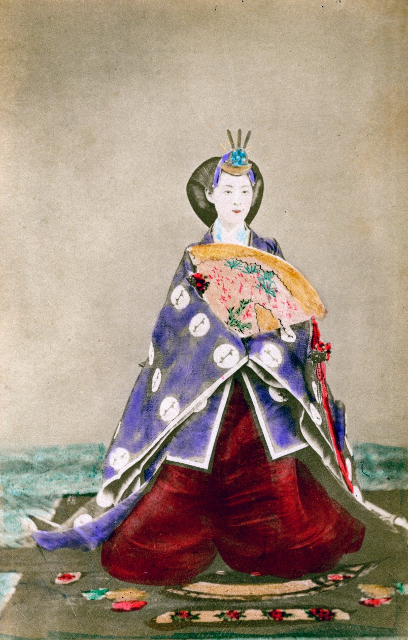 Haruho, Japanin keisarinna, 1873 1882 tekijältä Uchida Kyuichi